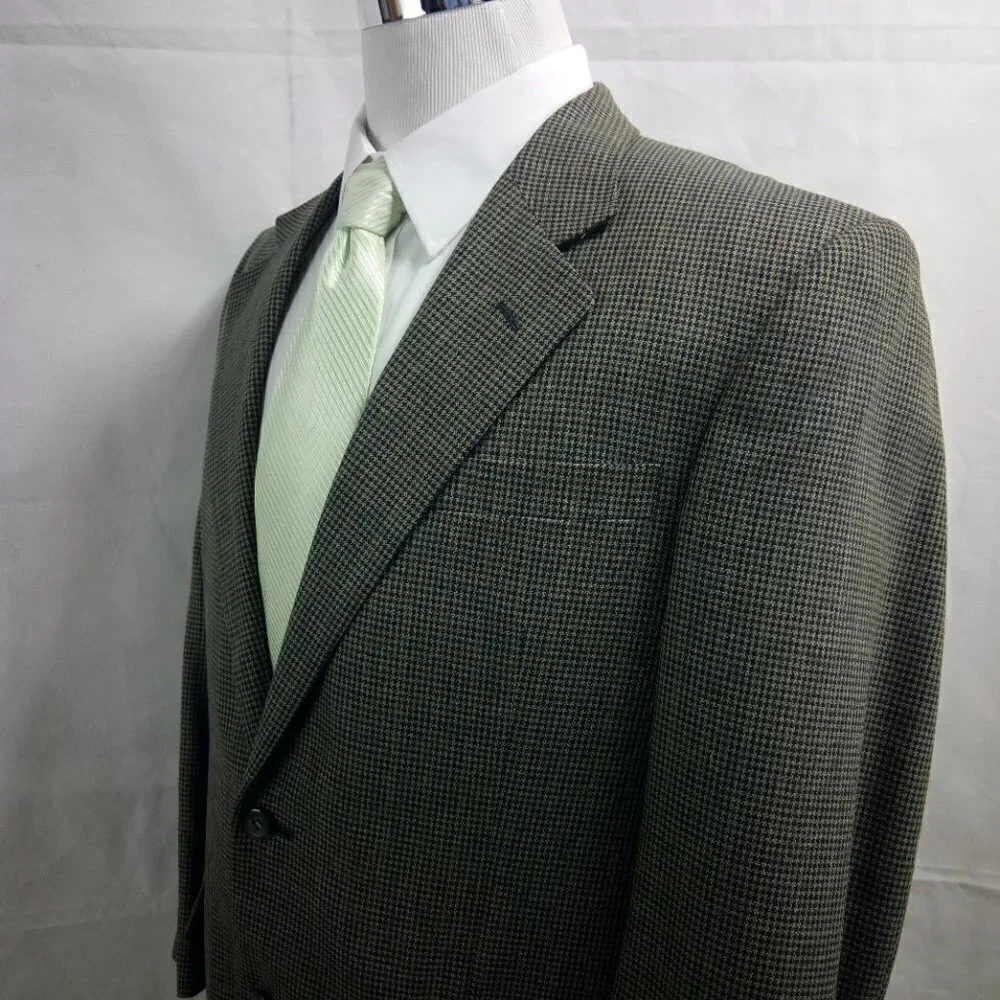 Jos A Bank 41R Suit Blazer Sports Coat Multi Color